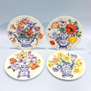 Limoges Elegant White Plate with Gold and Black Details